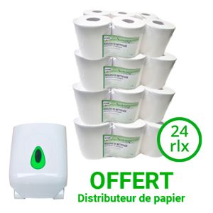 Rouleau de papier Midi, cellulose, 2 couches (4 sac de 6 roul) - ACTION