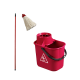 Set de nettoyage avec seau, panosse et manche