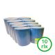 Rouleau de papier Jumbo bleu, cellulose, 3 couches, 1'000 cps - par 10 rouleaux