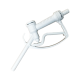 Pistolet plastique blanc sans arrêt automatique
